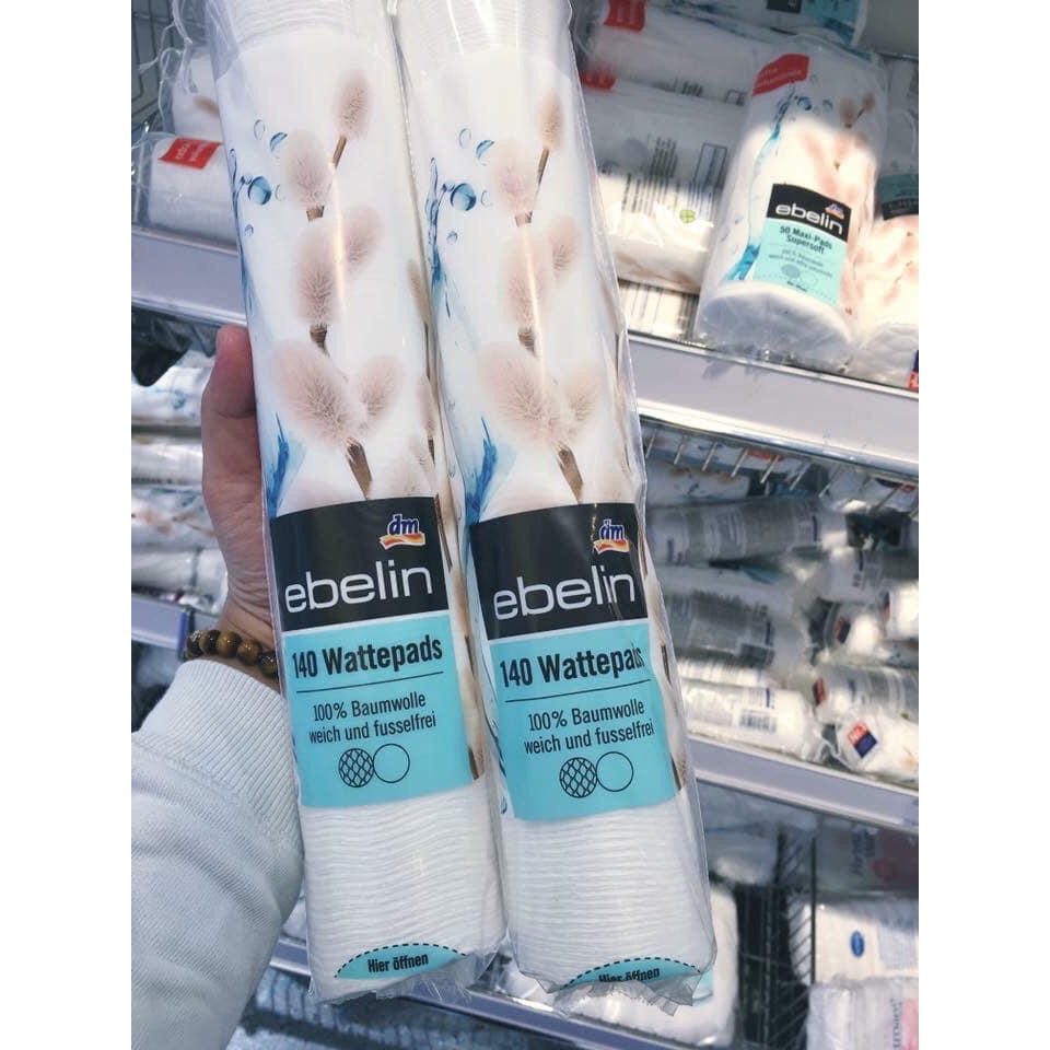 Bông Tẩy Trang Ebeline Đức 140 Miếng | BigBuy360 - bigbuy360.vn