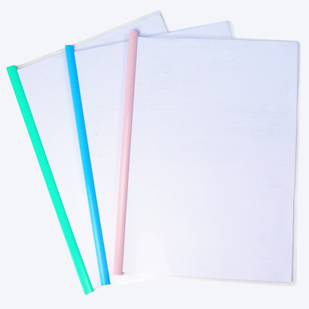 Bìa gáy rút màu pastel khổ A4 STACOM D111C