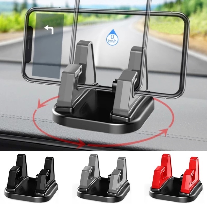 360 ° Giá Đỡ Điện Thoại Gắn Xe Hơi Có Thể Xoay Tiện Dụng