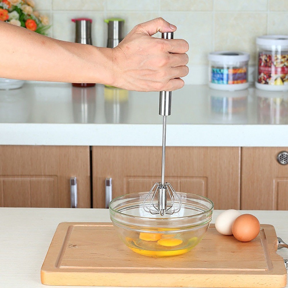 Dụng Cụ Đánh Trứng Bán Tự Động Bằng Thép Không Gỉ J09