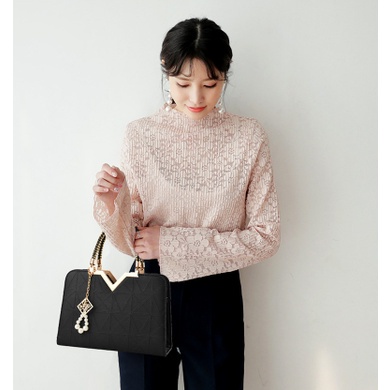 Hàng Có Sẵn QiDong Túi Xách Tote Đeo Vai Cỡ Lớn Sang Trọng Cho Nữ