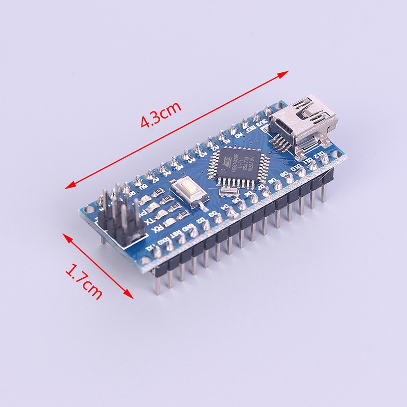 Bo Mạch Arduino Nano v3.0 CH340 Atmega328P - Đã hàn chân