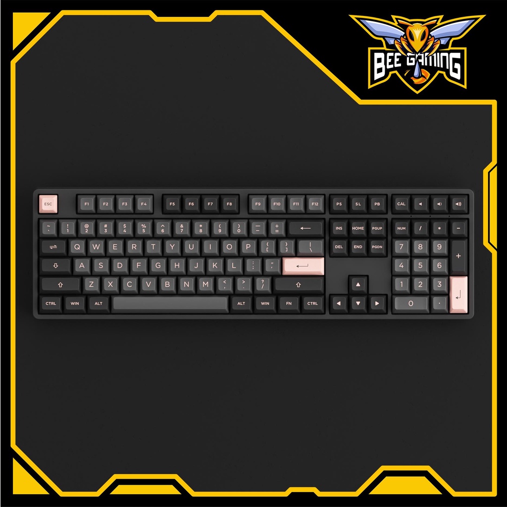 Bàn phím cơ AKKO 5108s Black Pink | Led RGB Hotswap | AKKO CS Switch | Foam tiêu âm
