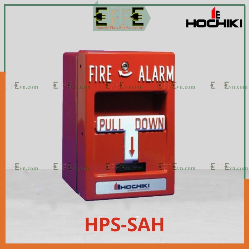 Nút nhấn khẩn cấp Hochiki HPS-SAH, nút báo cháy khẩn cấp Hochiki dạng kéo