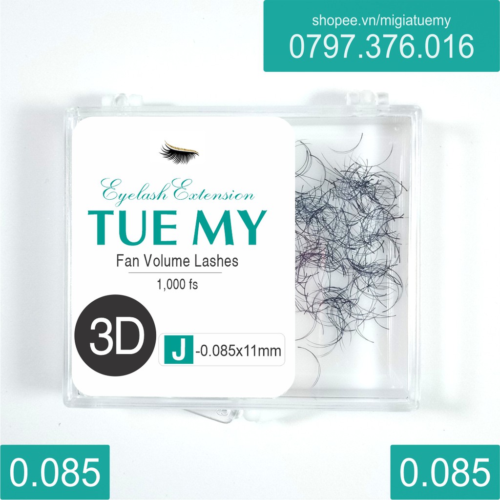 Mi Lụa Fan Volume 3D Sợi 0.08