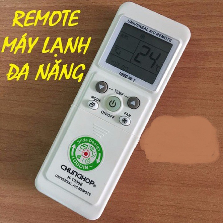 Remote Máy Lạnh Đa Năng CHUNGHOP K-1038E - Remote Máy Lạnh Đa Năng K-1038E CHUNGHOP