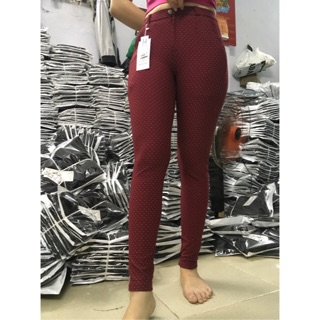 Quần cotton chấm bi