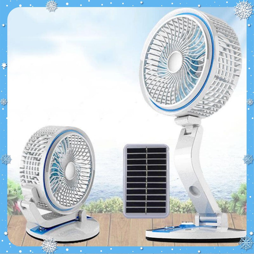 Quạt sạc tích điện gấp gọn JL Folding Fan LR-2018 - Giao màu ngẫu nhiên -bachhoaonline2020