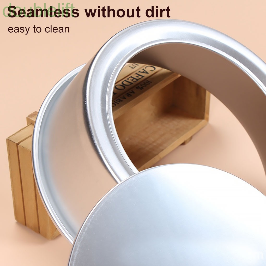 Khuôn làm bánh mousse chống dính bằng hợp kim nhôm với đáy có thể tháo rời