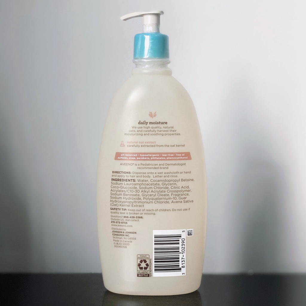 SỮA TẮM GỘI CHO BÉ AVEENO BABY WASH &amp; SHAMPOO