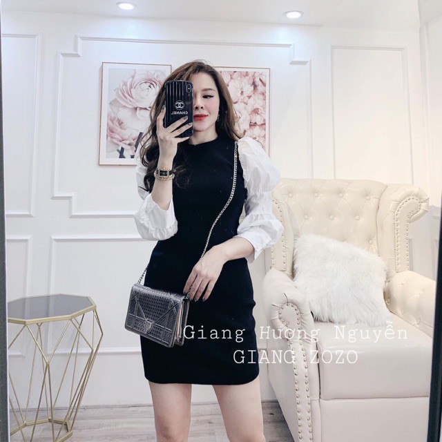 ⚡️ VÁY LEN TĂM TIỂU THƯ PHỐI SƠ MI TAY BO ⚡️
