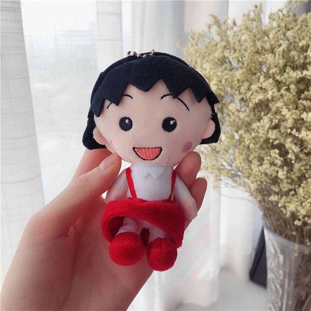 Móc Khóa Hình Chibi Maruko Chan Nhồi Bông Xinh Xắn