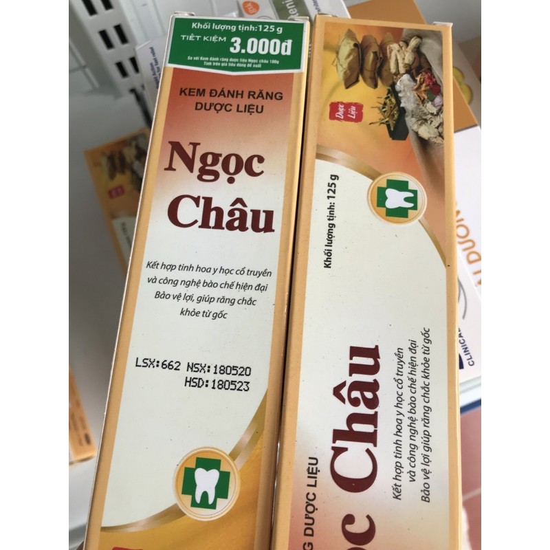 kem đánh răng ngọc châu 125g