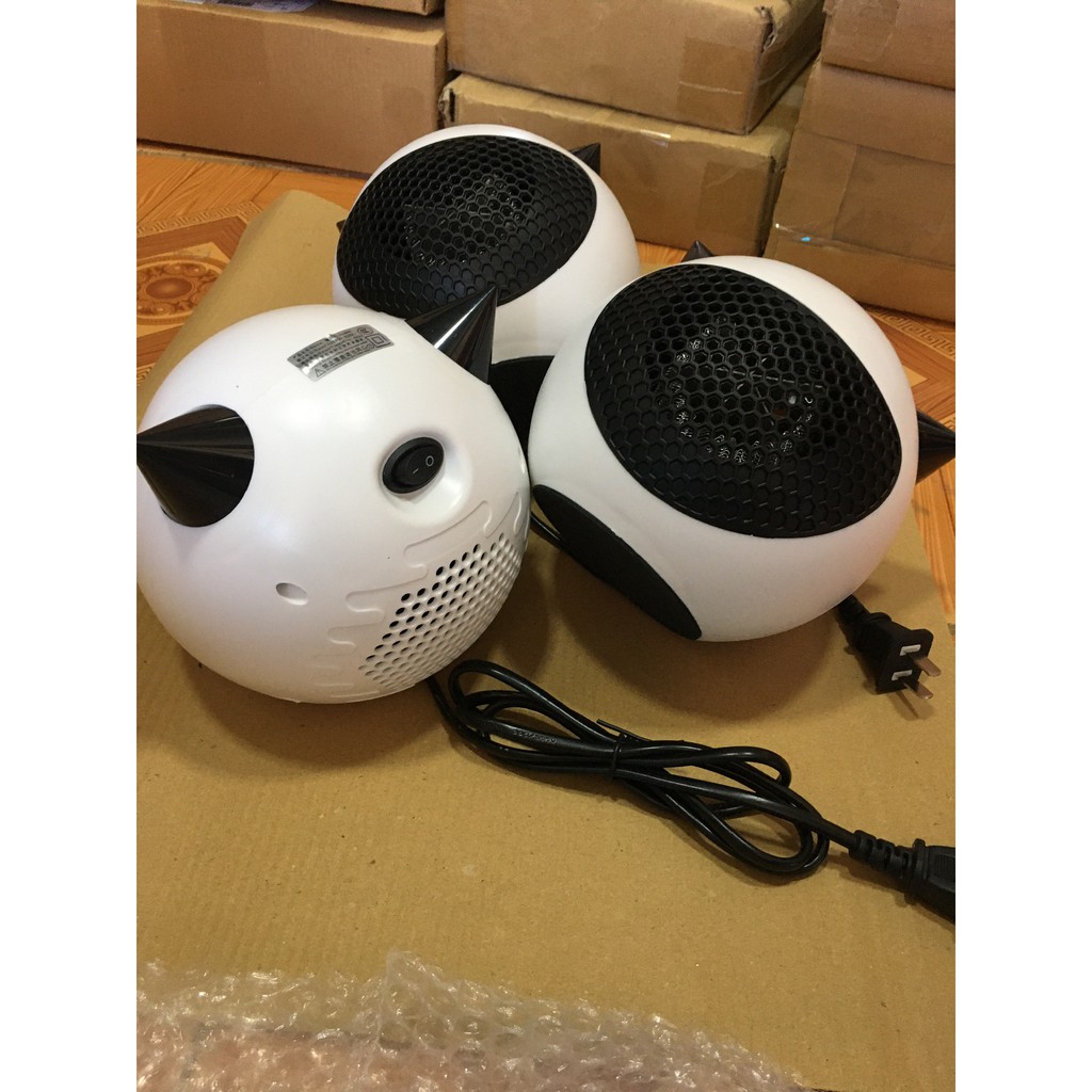 Quạt Sưởi Máy Sưởi Ấm Mini Cute Siêu Tiếc Kiệm Điện dùng trong gia đình, bàn làm việc, phòng ngủ, nhà ăn... - wonter