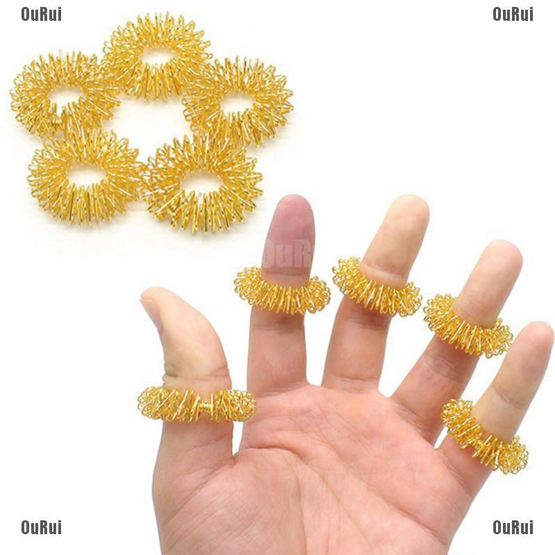 Bộ 5 Nhẫn Mát Xa Ngón Tay Chất Lượng Cao