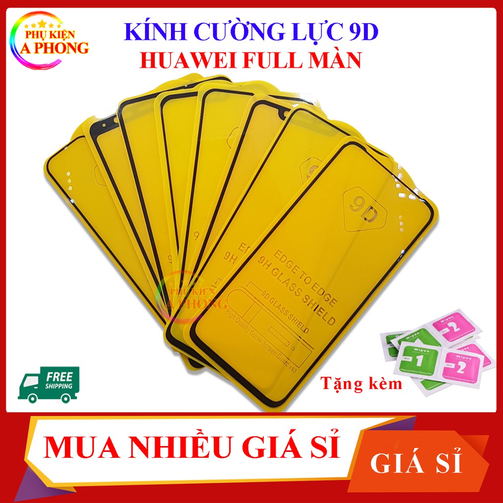 [Mua 5 cái Giá Sỉ] Cường Lực Huawei Y9, 2019, Y9 Prime 2019, P30, P30 Lite, P20 lite, kính cường lực huawei nova 3i, 3e