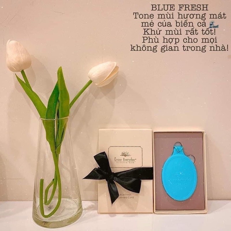 Nước sáp thơm treo tủ quần áo , treo ô tô , treo nhà vệ sịnh khử mùi ẩm mốc Scented Card dạng sáp