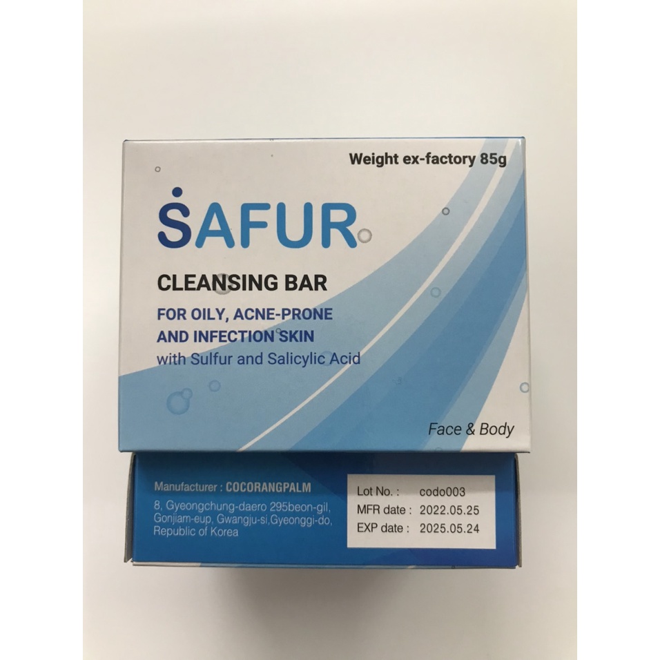 Xà phòng mụn lưng SAFUR 85g