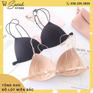 Áo bra đúc su dây mảnh cài khuy trước 820