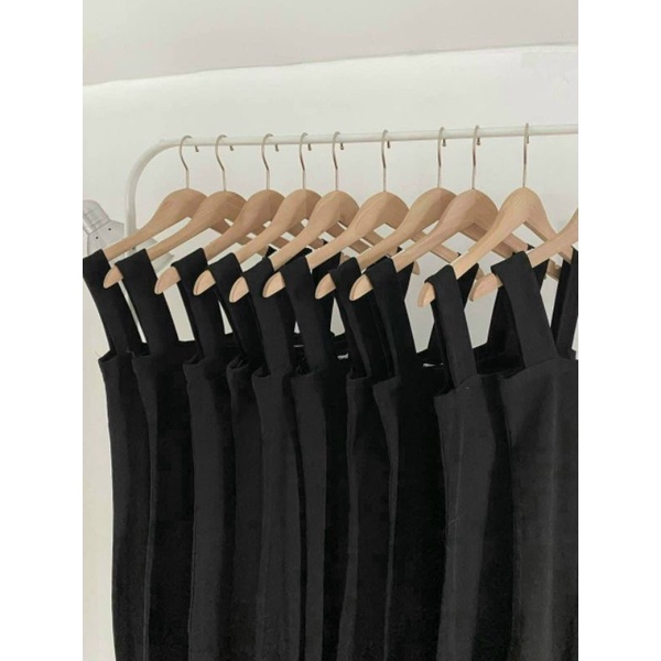 Váy hai dây bản to chất zip co dãn phong cách hàn quốc -5786