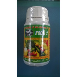 Kích rễ cao cấp Root 2 roots2 USA 100ml - chính hãng cty ROOTS INC USA NOVOZYMES Thiên Đức - logo nổi trên nắp