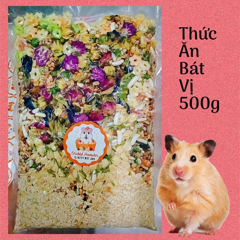 Thức Ăn Hamster Cao Cấp vị [ Bát Vị ] 500g