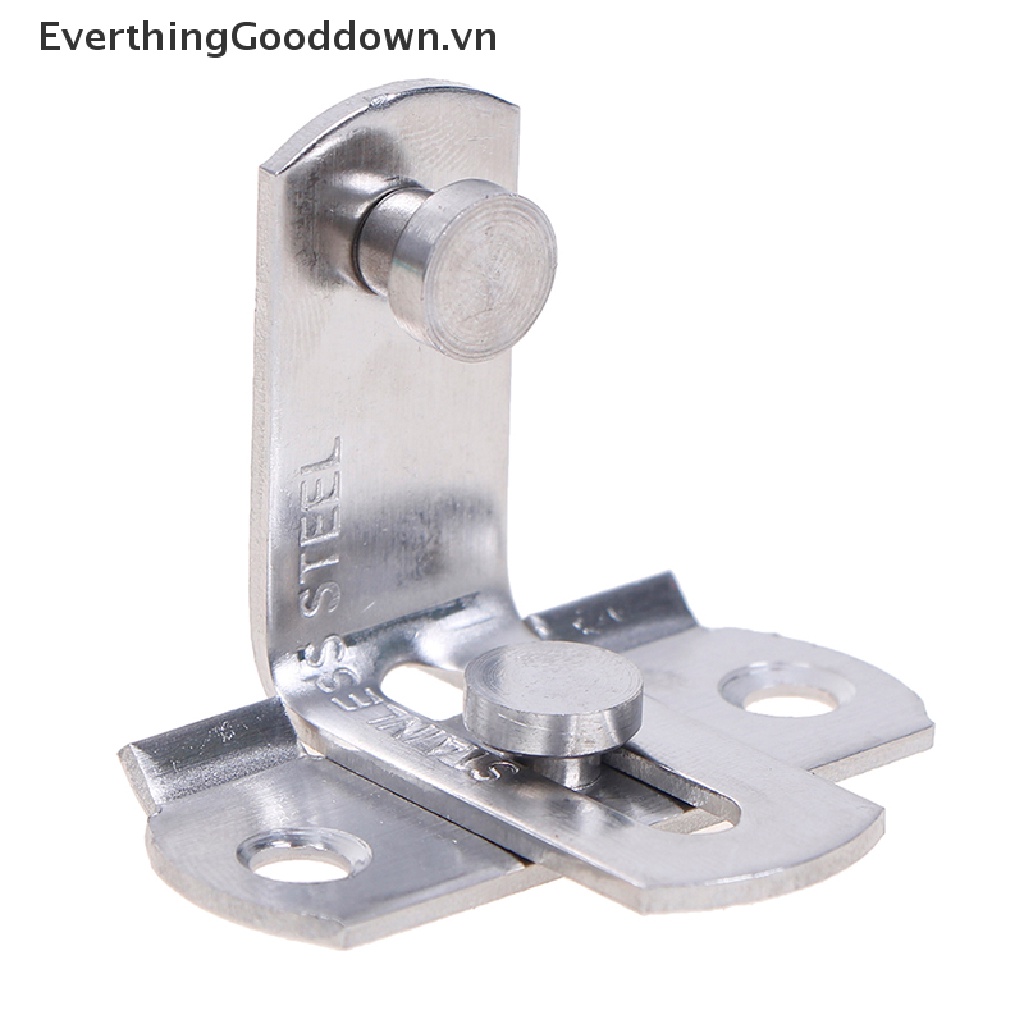 Everthinggood Chốt Cửa Trượt Góc Phải Bằng Thép Không Gỉ