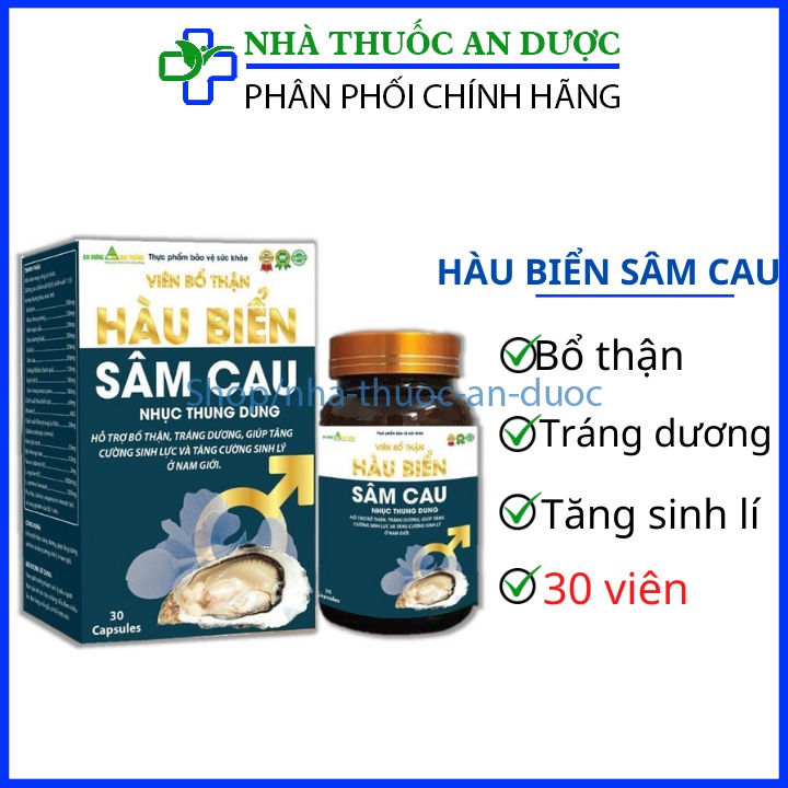 Tăng cường sinh lý sâm nhung bổ thận hàu biển sâm cau 30 viên chống xuất tinh sớm kéo dài thời gian quan hệ , che tên