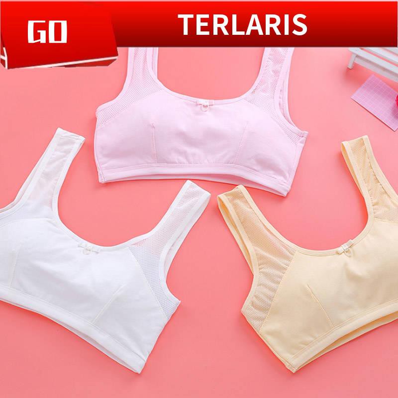 Áo lót vải cotton Thoáng Khí Dành Cho Bé Gái 10-17 Tuổi