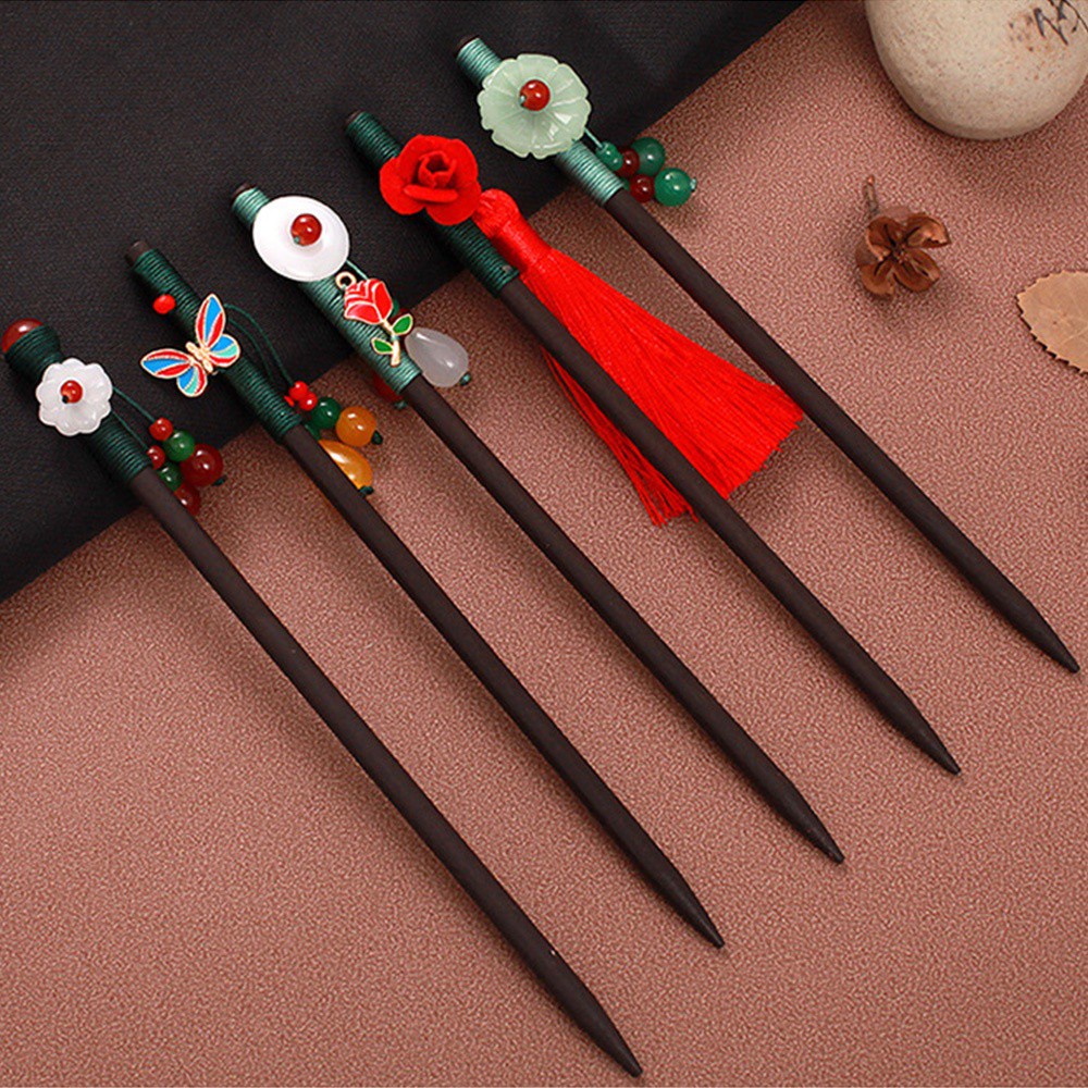 Trâm Cài Tóc Bằng Gỗ Phong Cách Cổ Điển Cho Nữ