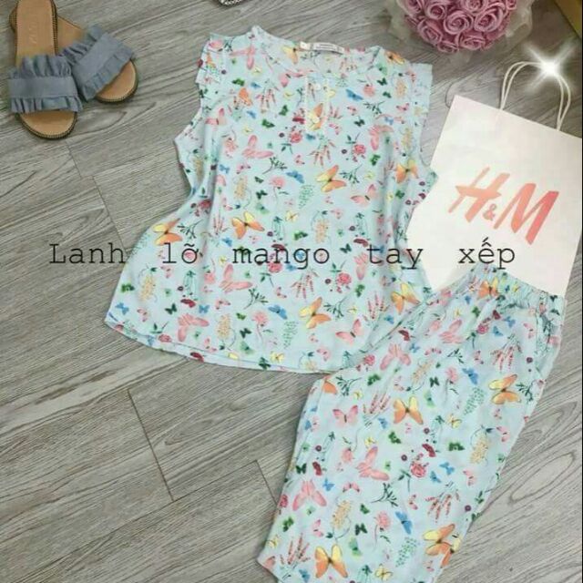 Bộ lanh mặc nhà