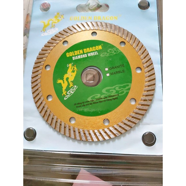 Lưỡi Cắt Gạch Bằng Kim Cương Rồng Vàng 125mm