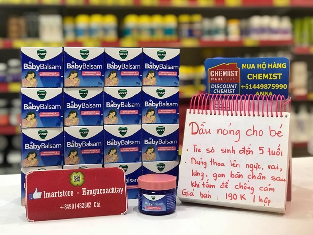 Dầu nóng cho bé Baby Balsam
