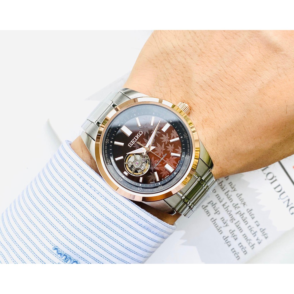 Đồng hồ nam Seiko Autumn Japan Limited 2020 SCVE056 - Siêu phẩm mang cảm hứng lá phong đỏ mùa thu