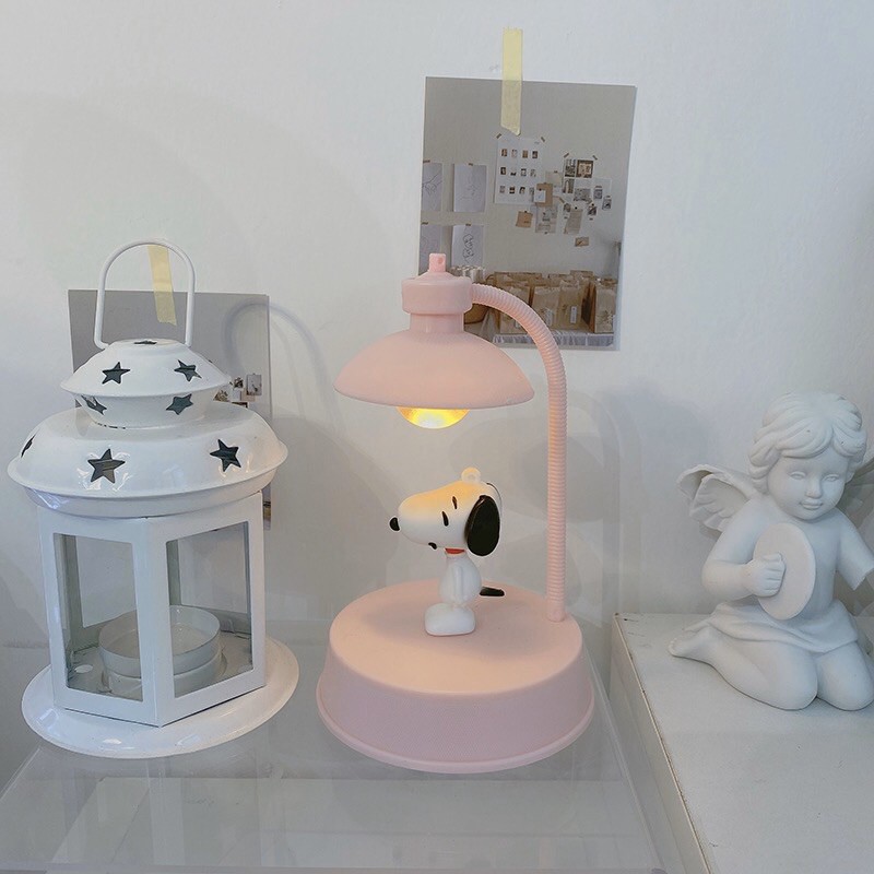 ĐÈN NGỦ SNOOPY +PIN CÓ NHẠC ULZZANG DỄ THƯƠNG