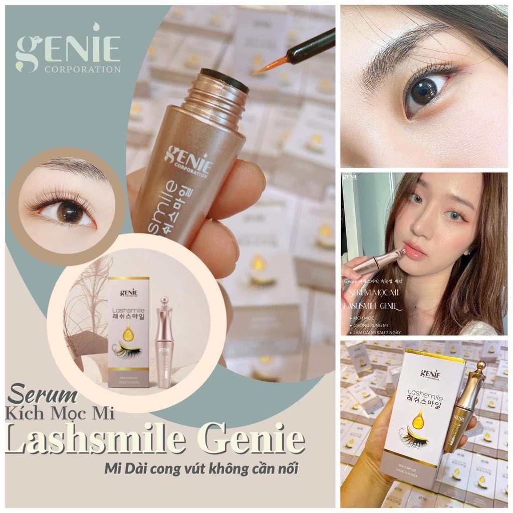 Chuốt dưỡng dài và dày mi Genie