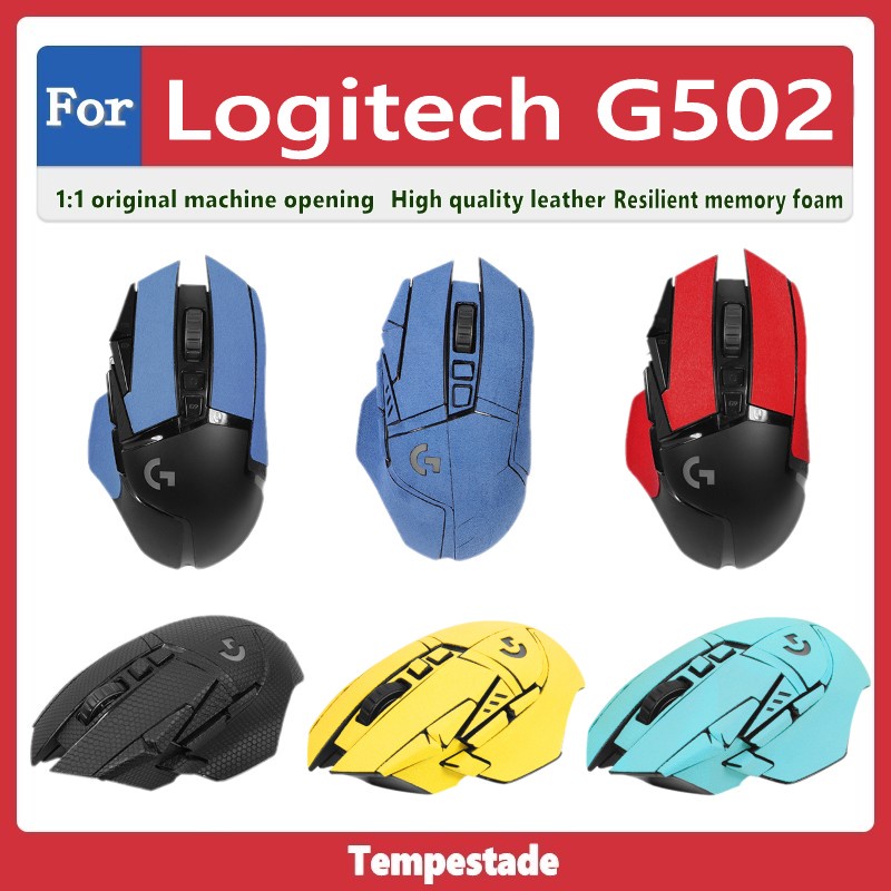 Miếng Dán Da Lộn Nhám Chống Mồ Hôi Chống Trượt Bảo Vệ Cho Chuột Logitech G502