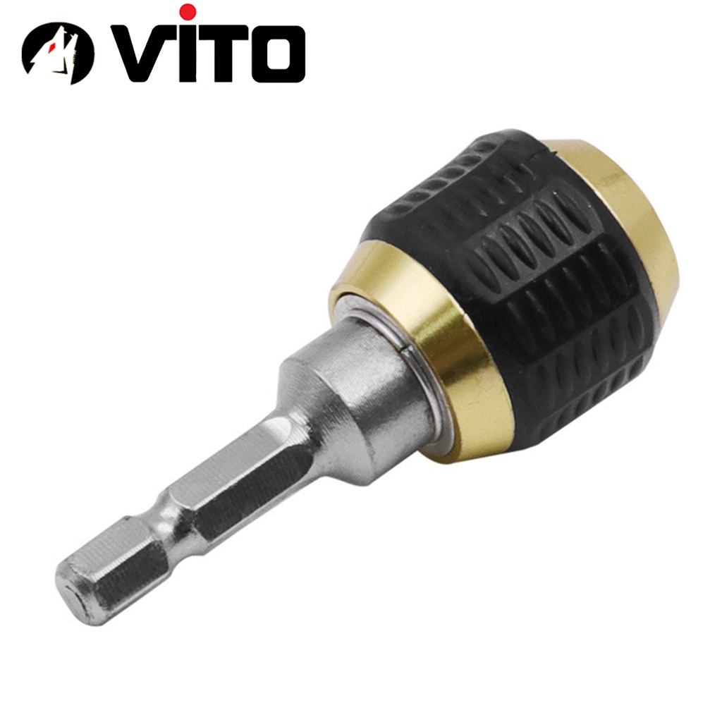 Đầu Chuyển Đối Nối Dài Bắn Vít Chân Lục Giác Chân Ngắn 6.35mm VITO Thay Vít Nhanh Có Lò Xo
