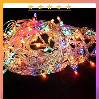 Đèn Nháy Trang Trí Sợi Kim 5m Bóng Led Nhiều Chế Độ Nháy