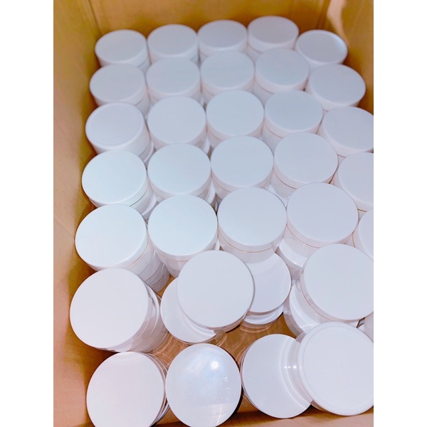 hủ nhựa đựng kem 100g màu trắng