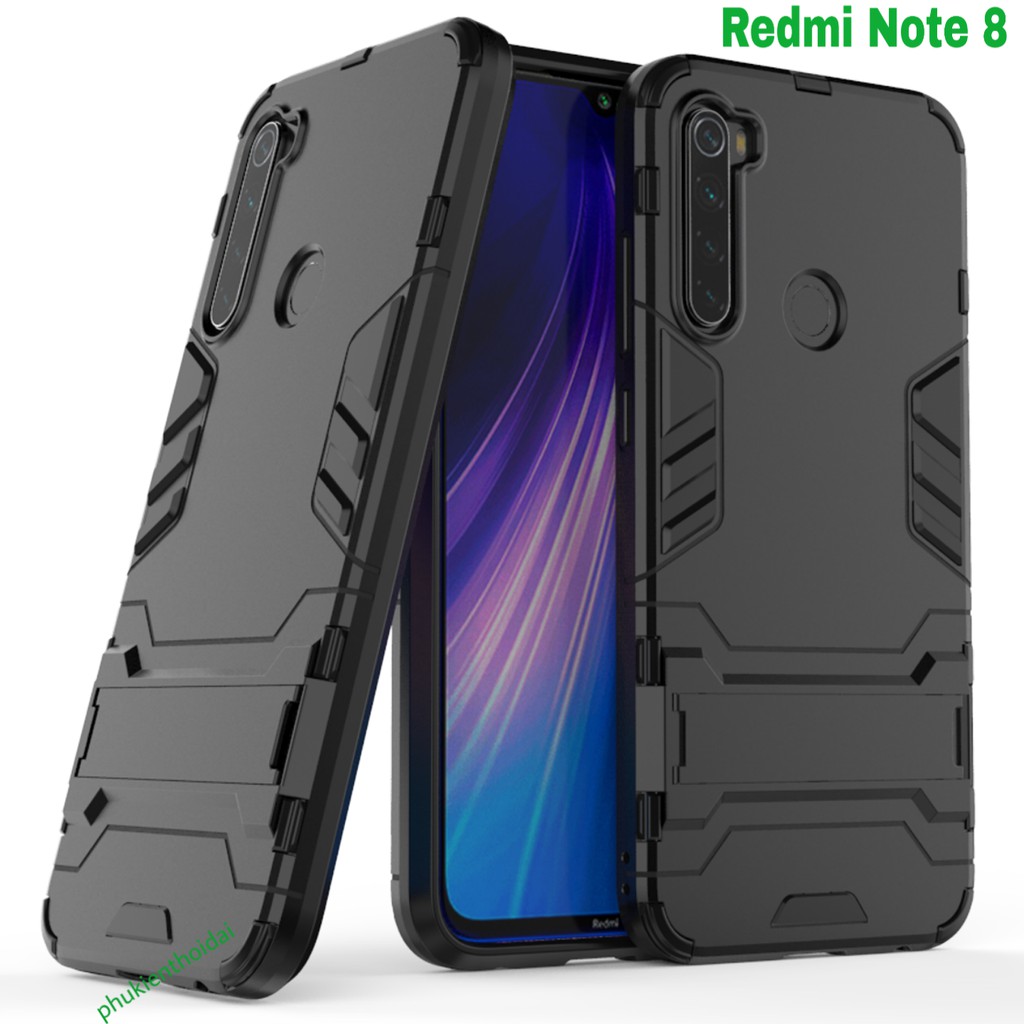 Ốp lưng Iron Man Redmi Note 8 chống sốc chống va đập mạnh trên 2 mét cao cấp