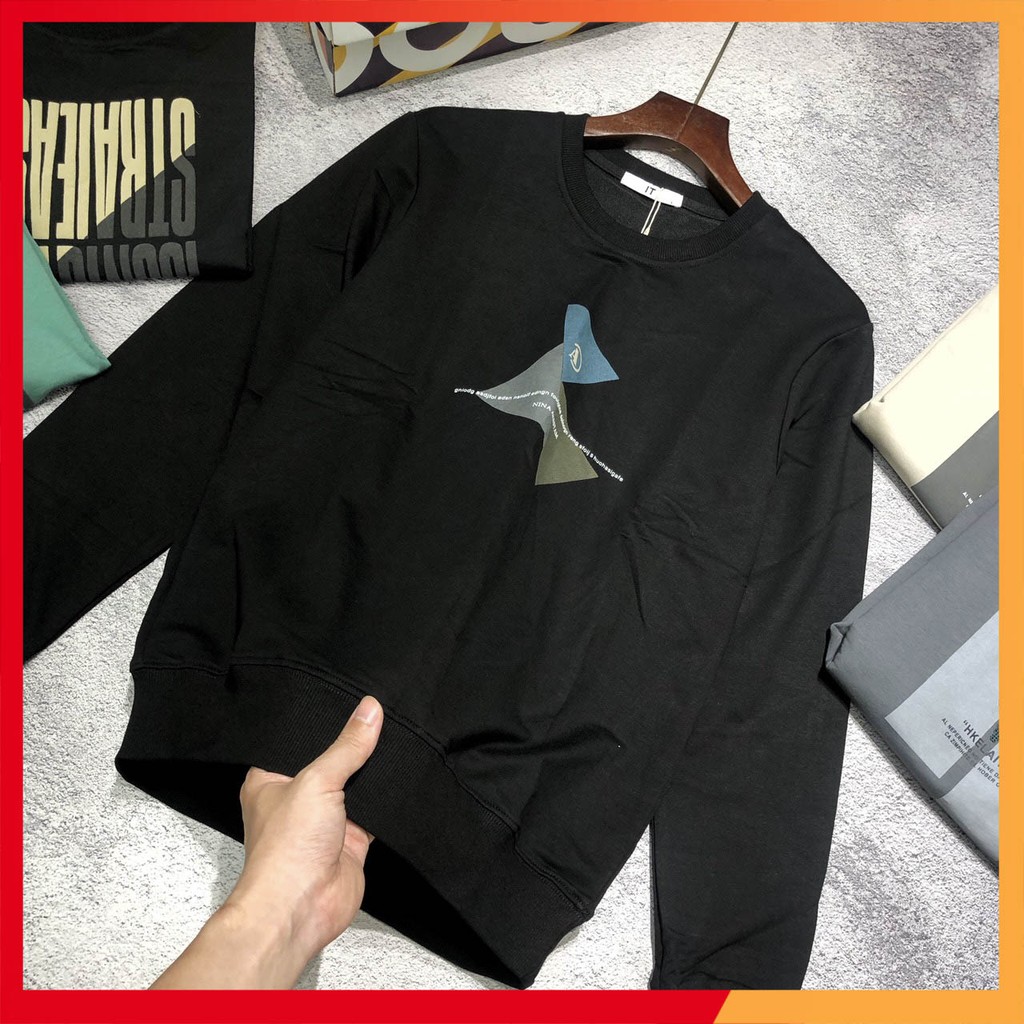 Áo thun nỉ sweater dài tay nam cao cấp cotton ANSW42 | BigBuy360 - bigbuy360.vn