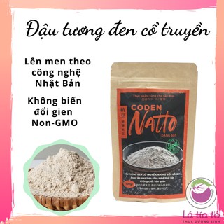 CODEN NATTO ĐẬU TƯƠNG ĐEN BỘT 100GR- LÁ TÍA TÔ