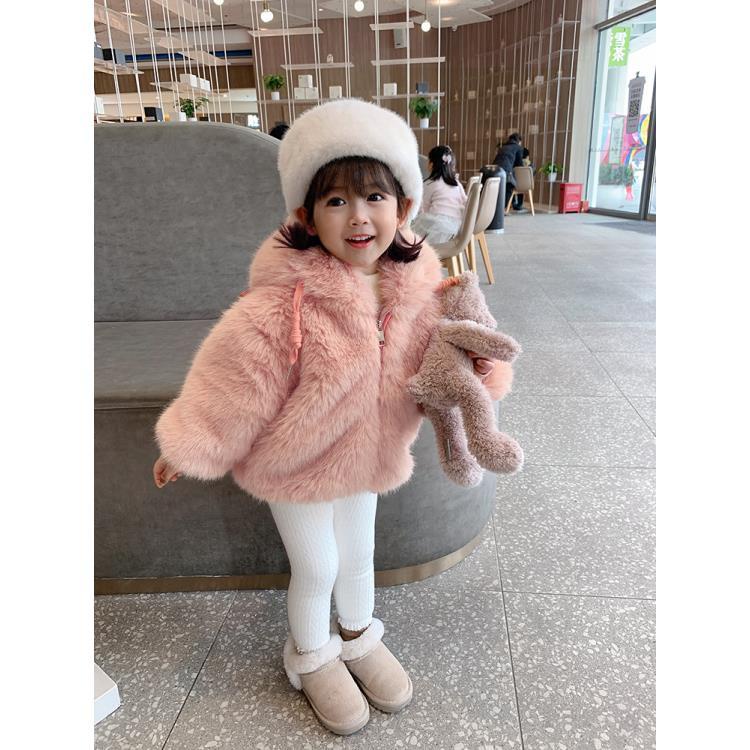 Áo khoác dày dặn giữ ấm thời trang thu đông xinh xắn dành cho bé gái 2021