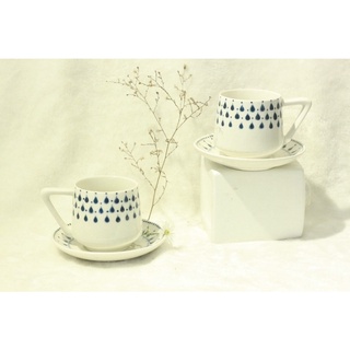 Bộ Tách Cafe Gốm Sứ (cốc và đĩa)