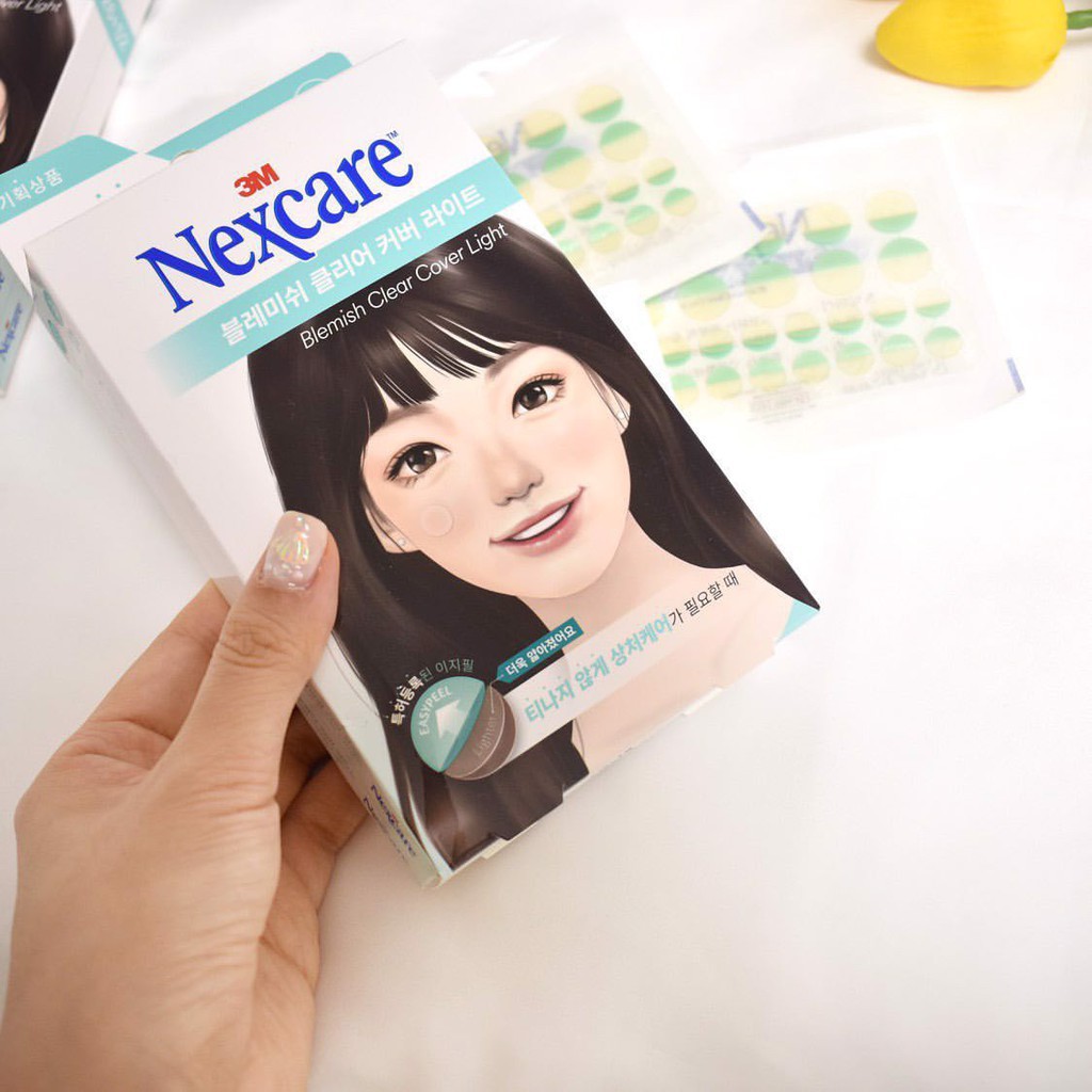 Phim Dán Mụn 3M Nexcare Blemish Clear Cover Light 0.3mm - 32 Miếng