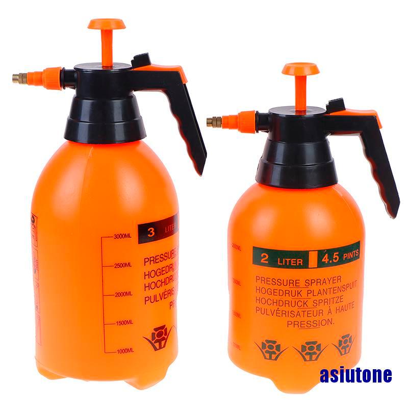 (asiutone) 2/3L Portable Chemical Sprayer Pump Pressure Garden Water Spray Bottle Handheld