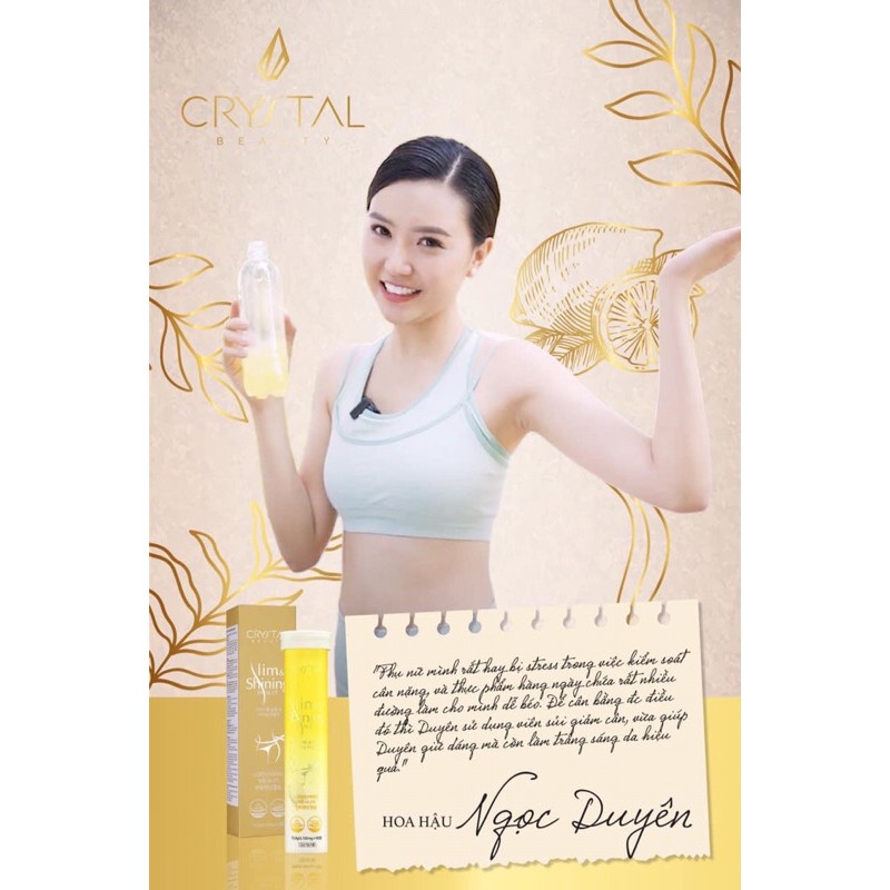 Viên Sủi Crystal trắng da-giảm cân dữ dáng-eo thon  crystal không lo tác dụng phụ | BigBuy360 - bigbuy360.vn