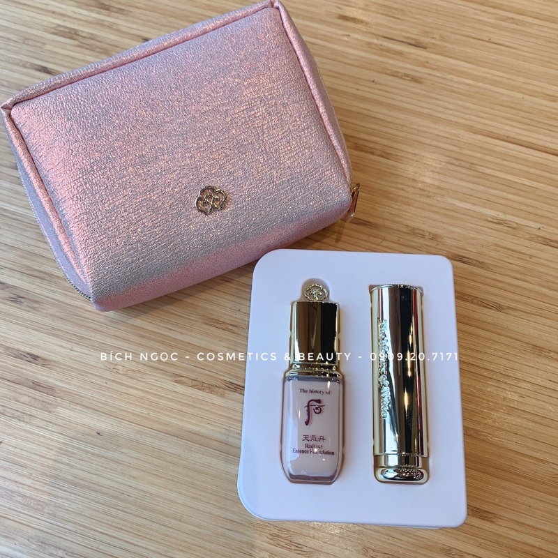SET SON DƯỠNG MÔI WHOO MI GLOW LIP BALM SPF10