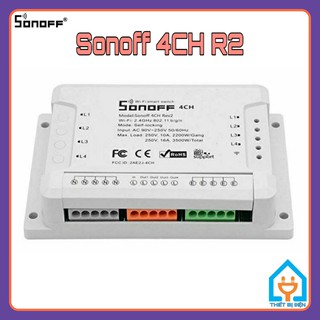 SONOFF 4CH R3, công tắc WIFI, điều khiển 4 KÊNH, điều khiển từ xa thông minh
